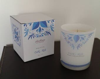 Bougie en pot parfumée Cuir - Iris