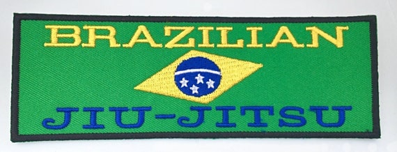 90 mm Brazilian Jiu Jitsu Grappling Patch Iron-on Badge BJJ Gi Kimono Shorts