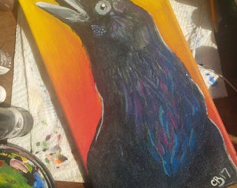 Raven Original Painting