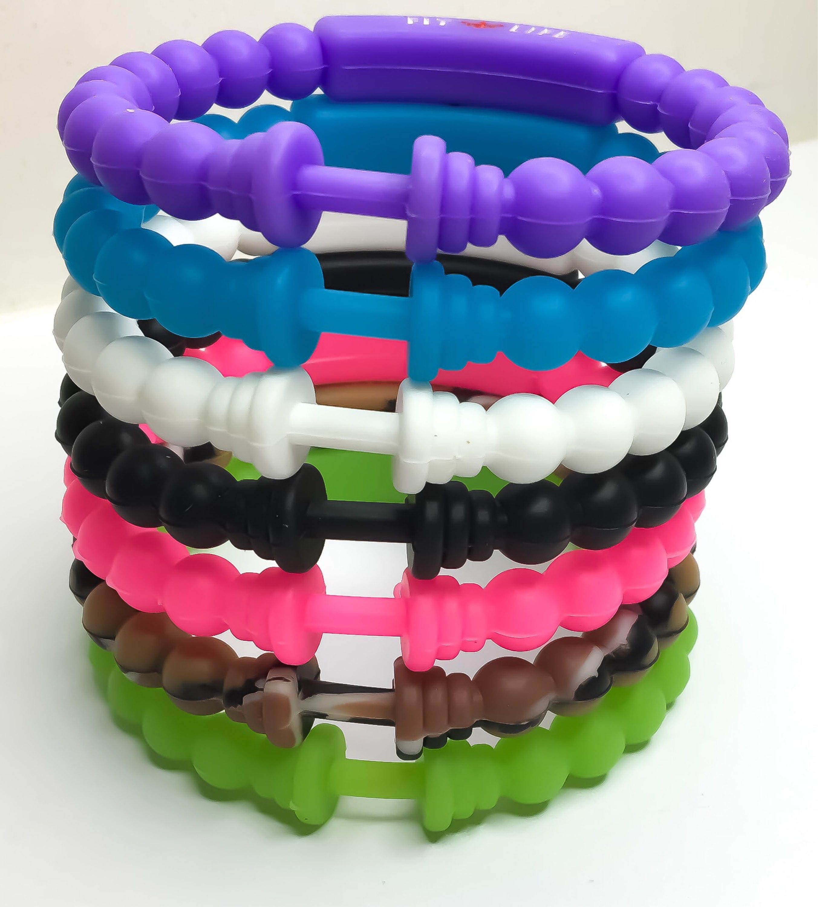 Silicone Fitness Bracelet Active Gym Jewelry Gifts For Her