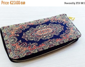 SALE Vegan wallet women, Unique wallet, Unique women's wallet,Ethnic wallet, Tribal wallet, tapestry wallet,black hippie wallet, bohemian wa