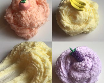 Fruit Cloud Slimes with matching scented eraser