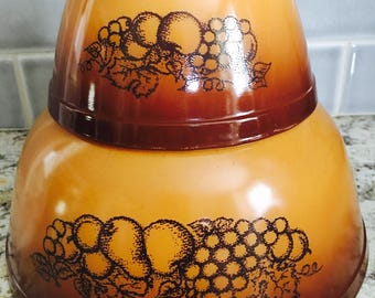 Old Orchard Pyrex bowls