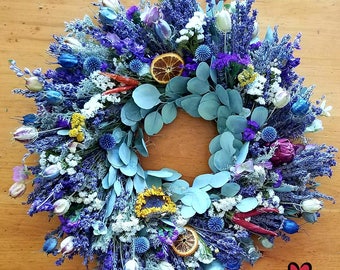 Dried flower wreath | Etsy