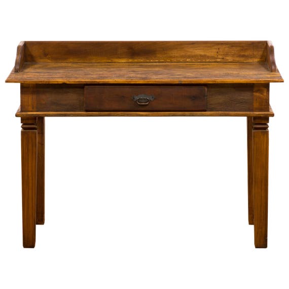 Rustic Writing Desk Handmade Reclaimed Solid Wood