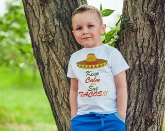 Keep calm and eat tacos,funny kids tshirt,humor,joke burp,outfit,kids onesies,kids outfit clothes,hipster baby,style,hipster kids,fashion