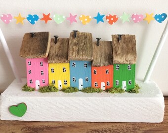 Handmade, Miniature, Cottages, Houses, Unique, Quirky, Collectable, Gift.