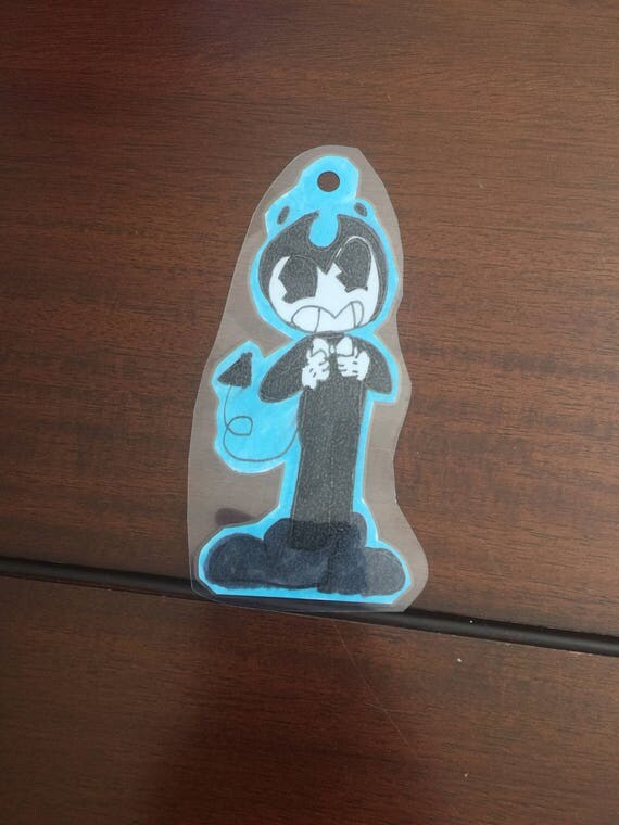 bendy plush keychain