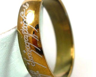 Lord of the Rings Stainless Steel Ring