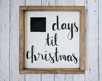 Days til christmas | Etsy