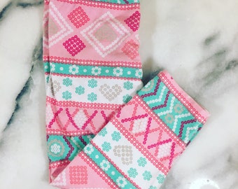 Pink Tribal Leggings