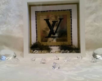 LV inspired Gold frame