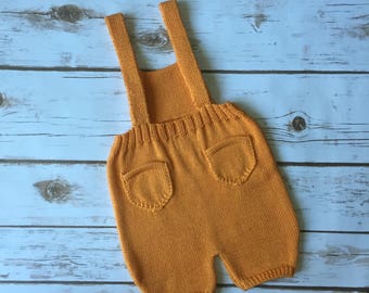 Knitted baby romper Italian organic cotton