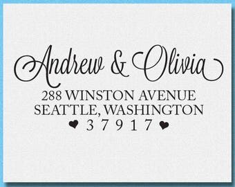 Return Address Stamp, Address Stamp, Personalized Address Stamp, Self Inking Return Address Stamp, Wedding Return Address Stamp
