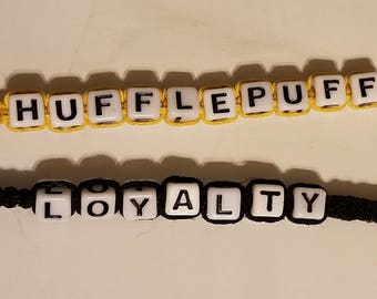 Hufflepuff harry potter bracelet