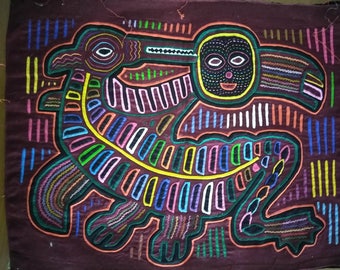 Specialty Mola: Ethnic Class "Dragon Eating the Moon"