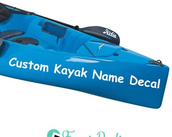 Kayak Decal, Custom Kayak Name Decal, Custom Boat Name Sticker, Boat Name Decal, Vinyl Text Decal, Customized Decal, Boat Name Stickers,