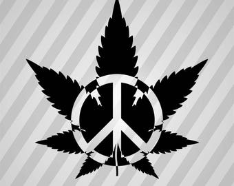 Download Marijuana silhouette | Etsy