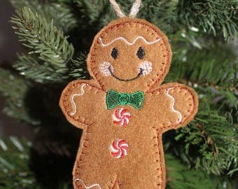 Felt gingerbread man | Etsy