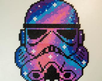 Galaxy Stormtrooper | Star Wars | Pixel art | Decorative film | Ironing beads