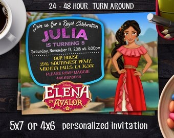 Elena of Avalor Invitation - Elena of Avalor Invite - Elena of Avalor Invitation - Birthday Party