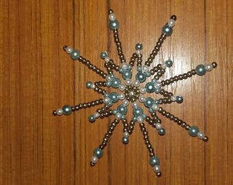 HANGING SNOWFLAKE STAR BEADS FOR YOUR HOLIDAYS
