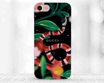 Gucci Snake Floral iPhone Case Gucci Iphone 7 plus Gucci IPhone 6s Case Fashion Iphone case iPhone 8 case Gucci Samsung S8 Gucci Galaxy S7