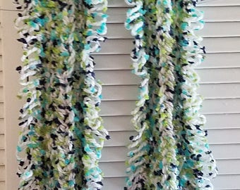 Doubled Hairpin Lace Scarf