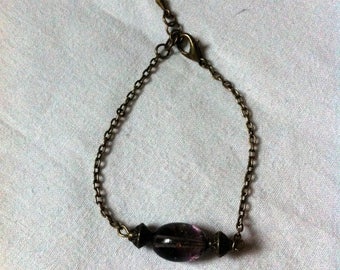 Bracelet is stated in golden highlights