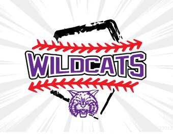 Free Free Wildcat Baseball Svg 683 SVG PNG EPS DXF File