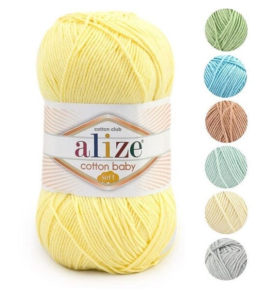 Yarn Alize Cotton baby soft yarn baby yarn children's yarn