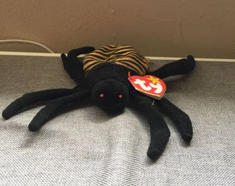 Vintage Ty Beanie baby Spinner the spider. Free ship to US