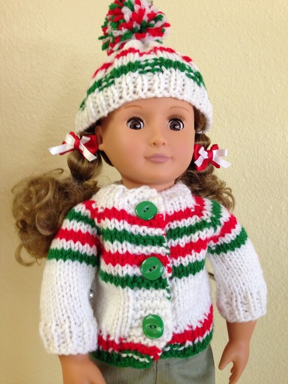 18 Doll Sweater knit sweaterHand Knit Sweater