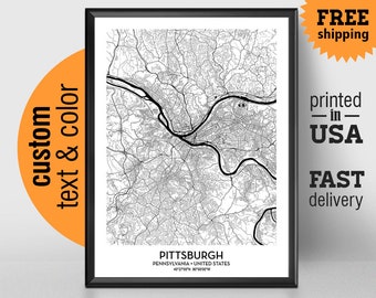 Pittsburgh print | Etsy