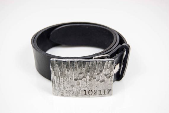 Groomsman Gift Personalized Hammered Belt Buckle Stainless Groomsman Gift Personalized Hammered Belt Buckle Stainless