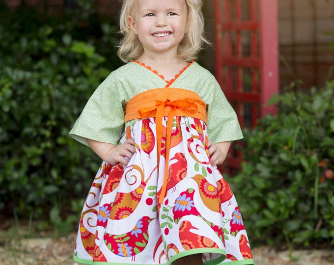 Back to School Dresses - Little Girls - Toddler Clothes - First Day of School - Pageant - Photo Shoots - Handmade in sizes 2T to 7