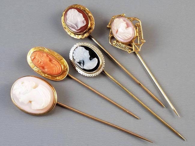 Antique Victorian 10k rose gold hardstone sardonyx cameo ... - 650 x 488 jpeg 49kB