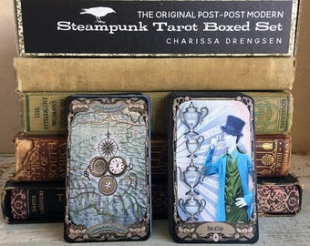 BOX SET Steampunk Tarot Deck & Book