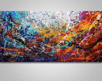 Abstract Painting, Palette Knife Painting, Abstract Wall Art, Home decor, Modern Art, Art, Acrylic, Wall Art, Canvas Art, Catalin Art