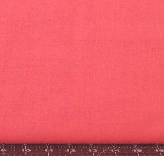 Salmon Pink Solid 100 Cotton Quilt Fabric Blender for Sale