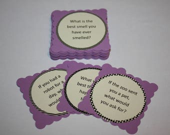 Family Conversation Starter Cards - Dinner table conversations
