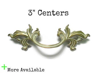Vintage French Provincial Drawer Pulls 3" centers - More Available