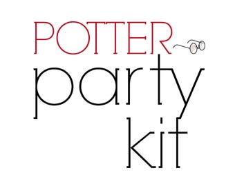Harry Potter PARTY KIT | Birthday Party in a Box | Harry Potter Party Decorations