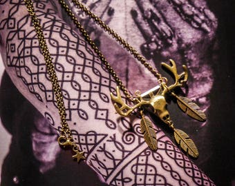 Necklace bronze Indian Spirit