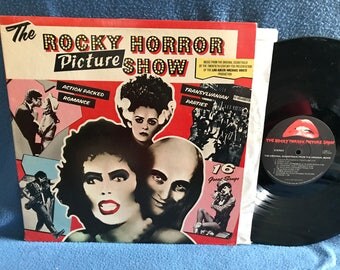 RARE, Vintage, "Rocky Horror Picture Show" Original Soundtrack, Vinyl LP, Record, First Press, Tim Curry, Meatloaf, Transexual Transvestite