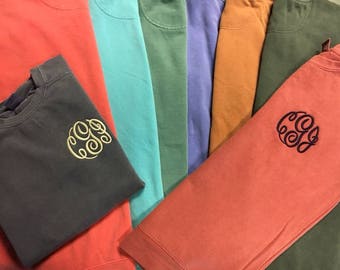 Back to School Special Monogrammed Comfort Color Sweatshirts