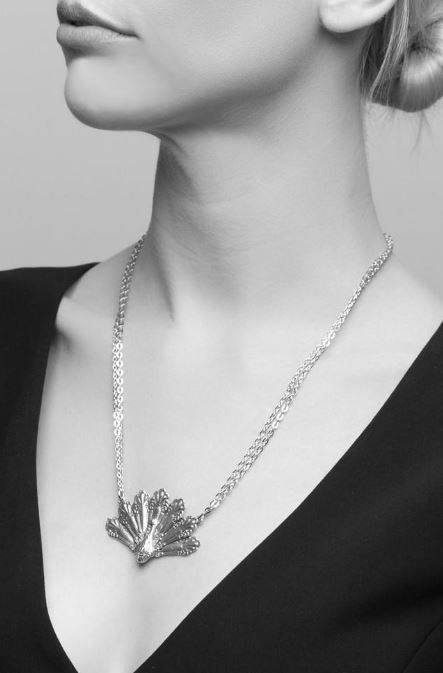 Spoon Necklace: Peacock by Silver Spoon Jewelry