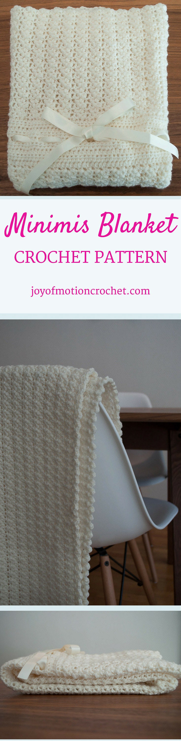 CROCHET PATTERN Minimis Stroller Blanket Crochet Pattern PDF