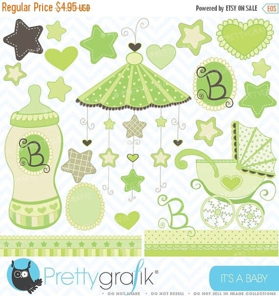 80% OFF SALE Baby clipart commercial use, vector graphics, digital clip art, digital images - CL387 Il_570xn