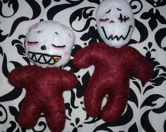 Undertale +au mini sleepy felties (sans & Papyrus)